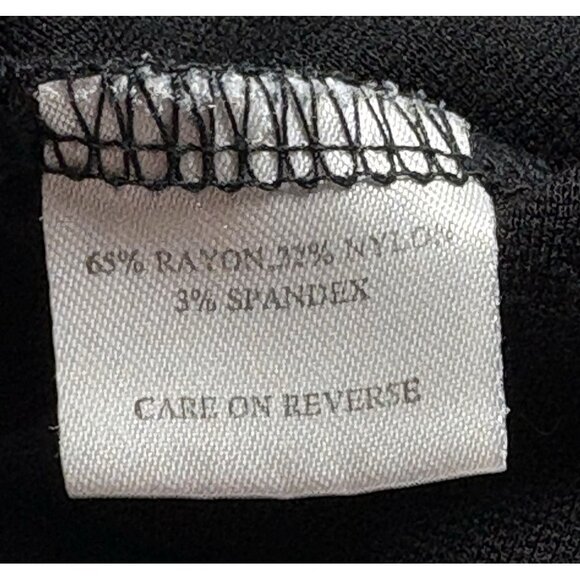 CHANEL Women Logo Cuff Top Pullover Collared Sz XL Black Sample Luxury 19-3 - Picture 7 of 13